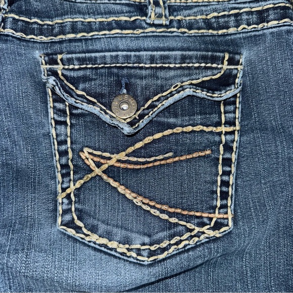 Silver Jeans McKenzie Slim Bootcut 34x34 Women’s Dark Wash Stretch - Picture 5 of 11